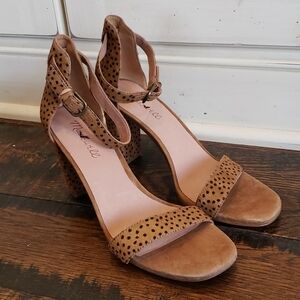 Madewell Brooke Strap Sandal Calf Hair aa227